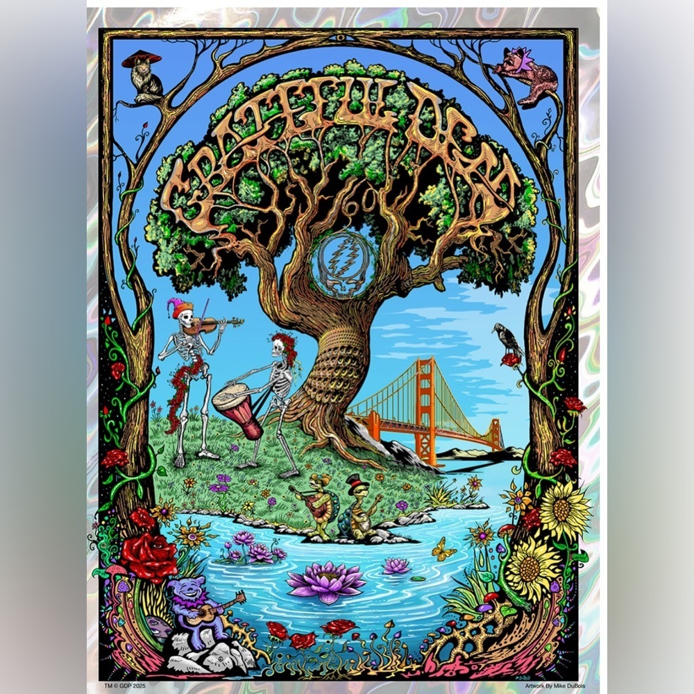 NEW- 11x14 Grateful Dead 
2026 collectors edition
Official framed canvas print